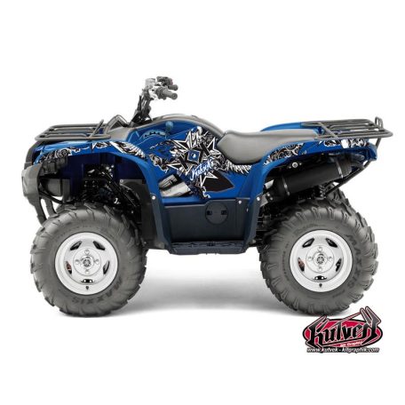 Karosszéria védő dekor matrica készlet Quad YAMAHA Demon Kék Széria