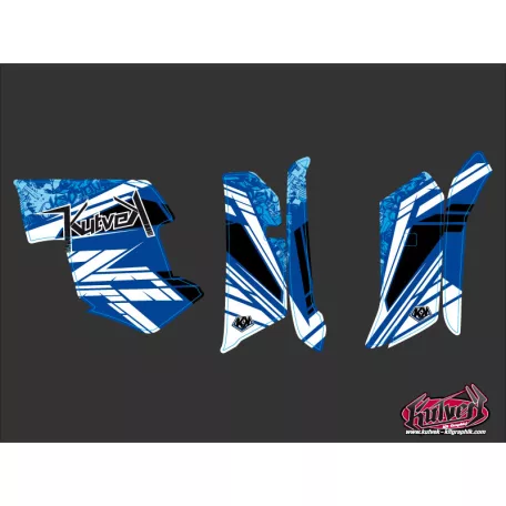 Karosszéria védő dekor matrica készlet Quad YAMAHA Spirit Kék Széria