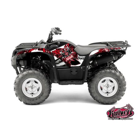 Karosszéria védő dekor matrica készlet Quad YAMAHA Demon Piros Széria