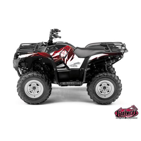 Karosszéria védő dekor matrica készlet Quad YAMAHA Graff Piros Széria