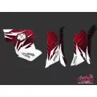Karosszéria védő dekor matrica készlet Quad YAMAHA Graff Piros Széria
