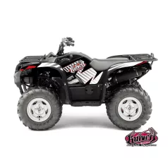  Karosszéria védő dekor matrica készlet Quad YAMAHA Factory Piros Széria