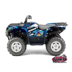   Karosszéria védő dekor matrica készlet Quad YAMAHA Kenny Kék Széria