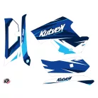 Karosszéria védő dekor matrica készlet Quad YAMAHA Stage Kék Széria