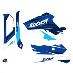   Karosszéria védő dekor matrica készlet Quad YAMAHA Stage Kék Széria