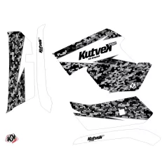   Karosszéria védő dekor matrica készlet Quad YAMAHA Predator Fehér Széria