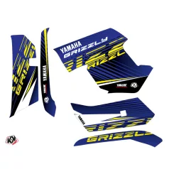   Karosszéria védő dekor matrica készlet Quad YAMAHA Flow Sárga Széria