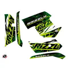   Karosszéria védő dekor matrica készlet Quad YAMAHA Wild Zöld Széria