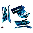 Karosszéria védő dekor matrica készlet Quad YAMAHA Wild Kék Széria