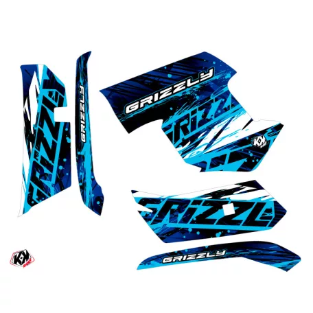 Karosszéria védő dekor matrica készlet Quad YAMAHA Wild Kék Széria