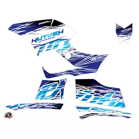 Karosszéria védő dekor matrica készlet Quad YAMAHA Eraser Kék Széria