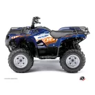 Karosszéria védő dekor matrica készlet Quad YAMAHA Eraser Kék/Narancs Széria