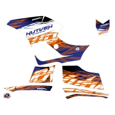   Karosszéria védő dekor matrica készlet Quad YAMAHA Eraser Kék/Narancs Széria
