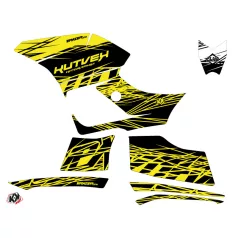   Karosszéria védő dekor matrica készlet Quad YAMAHA Eraser fluo Sárga Széria