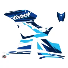   Karosszéria védő dekor matrica készlet Quad YAMAHA Stage Kék Széria