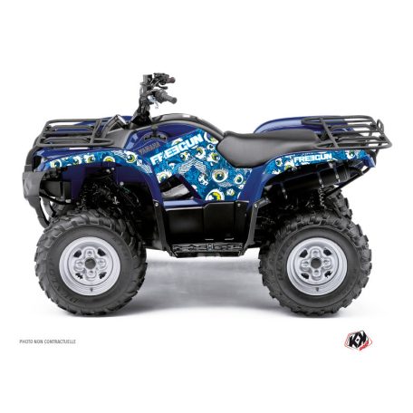 Karosszéria védő dekor matrica készlet Quad YAMAHA Freegun eyed Kék Széria