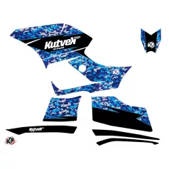   Karosszéria védő dekor matrica készlet Quad YAMAHA Predator Kék Széria