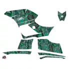 Karosszéria védő dekor matrica készlet Quad YAMAHA Camo Zöld Széria