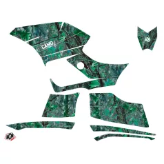   Karosszéria védő dekor matrica készlet Quad YAMAHA Camo Zöld Széria