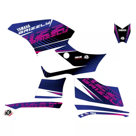 Karosszéria védő dekor matrica készlet Quad YAMAHA Flow Rose Széria