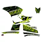 Karosszéria védő dekor matrica készlet Quad YAMAHA Wild Zöld Széria
