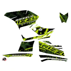   Karosszéria védő dekor matrica készlet Quad YAMAHA Wild Zöld Széria
