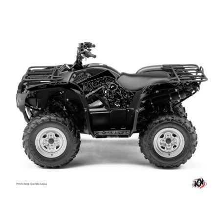 Karosszéria védő dekor matrica készlet Quad YAMAHA Zombies dark Fekete Széria
