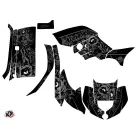 Karosszéria védő dekor matrica készlet Quad YAMAHA Zombies dark Fekete Széria