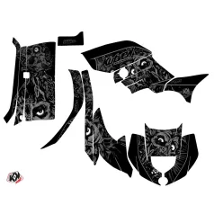   Karosszéria védő dekor matrica készlet Quad YAMAHA Zombies dark Fekete Széria
