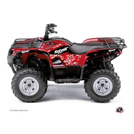Karosszéria védő dekor matrica készlet Quad YAMAHA Predator Piros Széria