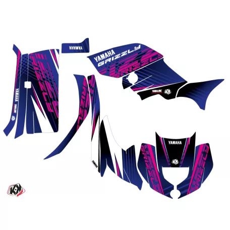 Karosszéria védő dekor matrica készlet Quad YAMAHA Flow Rose Széria