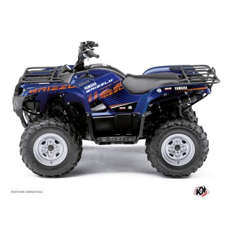 Karosszéria védő dekor matrica készlet Quad YAMAHA Flow Narancs Széria