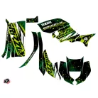 Karosszéria védő dekor matrica készlet Quad YAMAHA Wild Zöld Széria