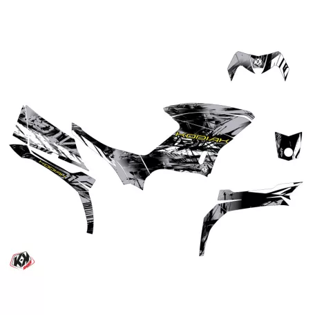 Karosszéria védő dekor matrica készlet Quad YAMAHA Wild Szürke Széria