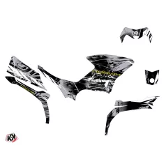   Karosszéria védő dekor matrica készlet Quad YAMAHA Wild Szürke Széria
