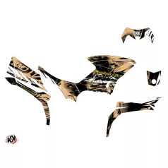   Karosszéria védő dekor matrica készlet Quad YAMAHA Wild Homokszínű Széria