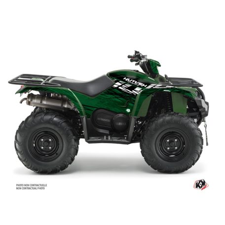 Karosszéria védő dekor matrica készlet Quad YAMAHA Eraser Fekete/Zöld Széria