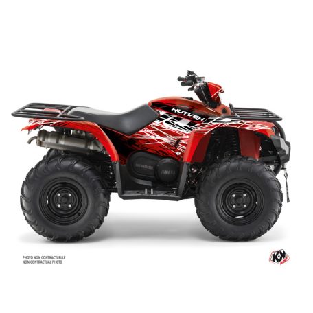 Karosszéria védő dekor matrica készlet Quad YAMAHA Eraser Piros/Fehér Széria