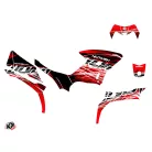 Karosszéria védő dekor matrica készlet Quad YAMAHA Eraser Piros/Fehér Széria
