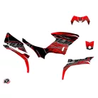 Karosszéria védő dekor matrica készlet Quad YAMAHA Eraser Piros/Szürke Széria