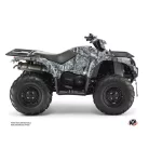 Karosszéria védő dekor matrica készlet Quad YAMAHA Camo Szürke Széria