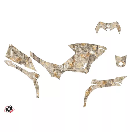Karosszéria védő dekor matrica készlet Quad YAMAHA Camo Homokszínű Széria