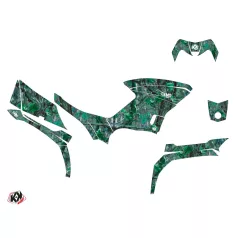  Karosszéria védő dekor matrica készlet Quad YAMAHA Camo Zöld Széria