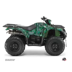   Karosszéria védő dekor matrica készlet Quad YAMAHA Camo Zöld Széria