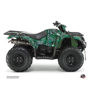   Karosszéria védő dekor matrica készlet Quad YAMAHA Camo Zöld Széria