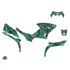 Karosszéria védő dekor matrica készlet Quad YAMAHA Camo Zöld Széria