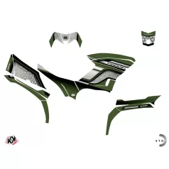   Karosszéria védő dekor matrica készlet Quad YAMAHA Intense Zöld Széria