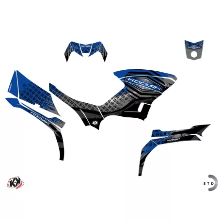 Karosszéria védő dekor matrica készlet Quad YAMAHA Sturdy Kék Széria