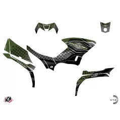   Karosszéria védő dekor matrica készlet Quad YAMAHA Sturdy Zöld Széria
