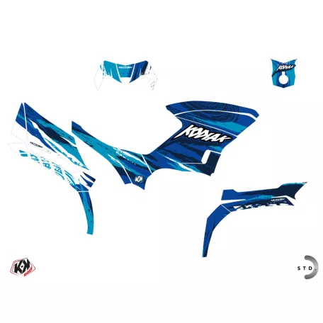 Karosszéria védő dekor matrica készlet Quad YAMAHA Wilder Kék Széria